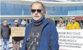  ?? EFE ?? El cacereño afectado Luis Espada, en el hospital de Cáceres.