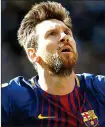  ??  ?? STAR POWER: Lionel Messi fired in from the penalty spot