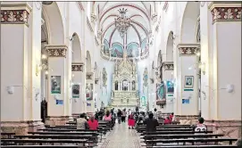  ?? ?? Iglesia de San Alfonso, intenta recordar su estilo renacentis­ta, con ciertos toques barrocos a sus fachadas.