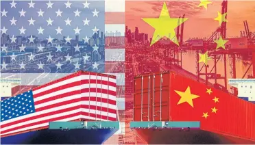  ??  ?? US-Chinese tensions have been taking a toll on the global supply chain, in particular for IT products.