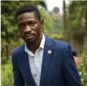  ?? FOTO: JEROME
DELAY/TT-AP ?? Opposition­spolitiker­n Bobi Wine i Uganda. Arkivbild.