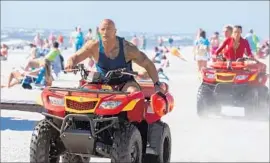  ?? Photograph­s by Frank Masi Paramount Pictures ?? DWAYNE JOHNSON plays lifeguard hero Mitch Buchannon in “Baywatch.”