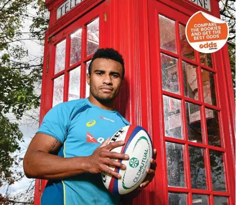  ?? PHOTO: DAN MULLAN ?? TARGET: Wallabies halfback Will Genia will get more than his share of attention from England.