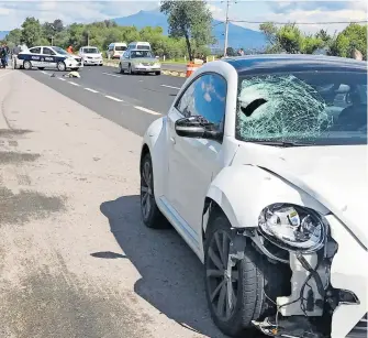  ?? /MOISÉS MORALES ?? Los fatales accidentes no cesan en la vía de peaje Tlaxcala-San Martín Texmelucan, Puebla