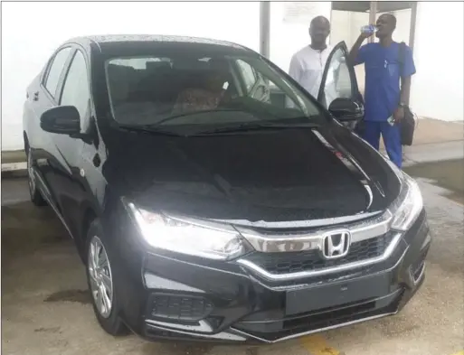  ??  ?? All-New 2019 during its media unveiling at Honda Automobile­Western Africa Ltd’s facility, Amuwo Odofin, Lagos… recently