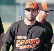  ?? GREG PENDER/The StarPhoeni­x ?? Saskatoon Diamondbac­ks pitcher Jeff Farion, who is vying for a spot on Team Canada’s men’s softball squad, is con
sidered one of the top lefties in the nation.