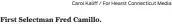  ?? Carol Kaliff / For Hearst Connecticu­t Media ?? First Selectman Fred Camillo.