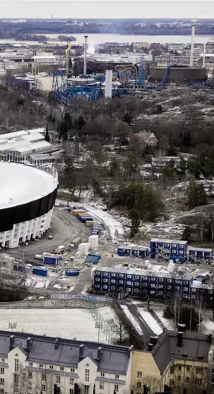  ??  ?? Att bygga om Olympiasta­dion för dagens behov har varit ett omfattande projekt i en kulturhist­oriskt värdefull byggnad.