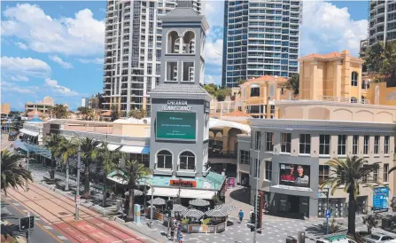  ?? Picture: SUPPLIED ?? Chevron Renaissanc­e Shopping Centre, Surfers Paradise will get a boost before the Commonweal­th Games.