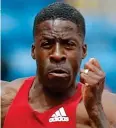  ??  ?? Old hand: Dwain Chambers