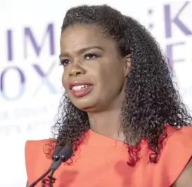  ?? ASHLEE REZIN GARCIA/SUN-TIMES ?? Kim Foxx after winning the Democratic primary in March.