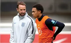  ??  ?? Trent Alexander-Arnold has returned to the England squad after being left out in March. Photograph: Tim Goode/PA