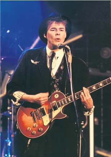  ?? ?? SWISS PRECISION: Stuart Adamson on stage in Montreux in his 1986 heyday.