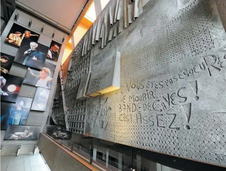  ?? PHOTO STEVENS LEBLANC ?? « Vous êtes pas écoeurés de mourir, bande de caves ! C’est assez ! » Cette phrase de Péloquin avait créé toute une polémique lors de l’inaugurati­on du Grand théâtre de Québec, en 1971.