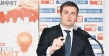  ?? DAVOR VIŠNJIĆ/PIXSELL ?? Energetski summit 2018. otvorio je ministar zaštite okoliša i energetike Tomislav Ćorić