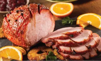  ??  ?? HONEY GLAZED GAMMON