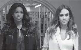  ??  ?? Gabrielle Union (left) and Jessica Alba