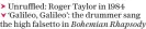  ??  ?? Unruffled: Roger Taylor in 1984 ‘Galileo, Galileo’: the drummer sang the high falsetto in Bohemian Rhapsody