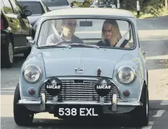  ??  ?? Nigel and Alison Paterson in an Austin Seven Mini