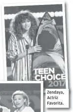  ??  ?? Zendaya, Actriz Favorita.