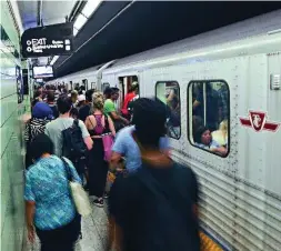  ?? ANDREW LAHODYNSKY­J/TORONTO STAR FILE PHOTO ?? The study co-author compared the TTC’s subway air quality to that of Beijing.