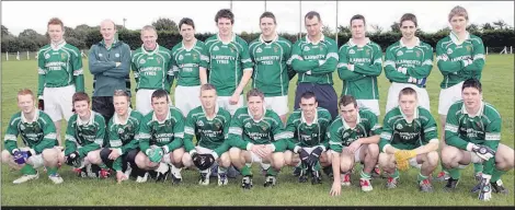  ?? (Pic: The Avondhu Archives) ?? Glanworth footballer­s who played Moyle Rovers for the Dan Joe Ryan Memorial Cup in Glanworth in 2005.