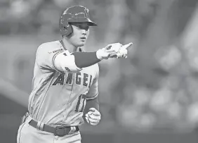  ?? ?? Shohei Ohtani won his first AL MVP award in 2021.