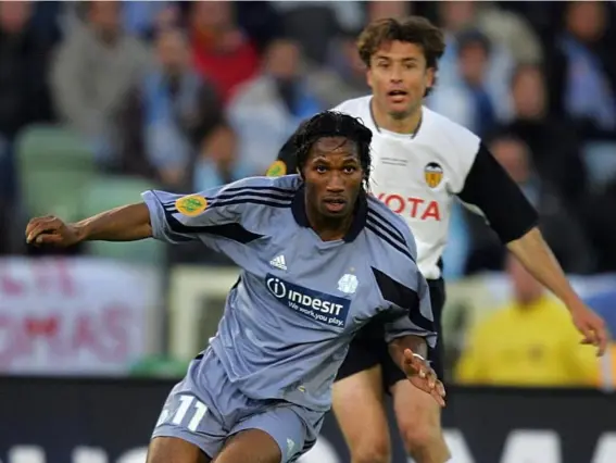  ??  ?? Drogba's move from Marseille to Chelsea was one of 17 transfers highlighte­d by the Stevens Report (Getty)