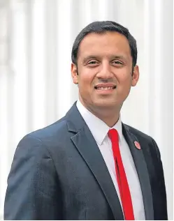  ?? Picture: Andrew Cawley. ?? Yesterday’s man? Anas Sarwar had been the bookies’ favourite to become leader of Scottish Labour.