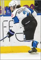  ??  ?? The Penticton Vees have acquired goaltender Kaeden Lane, left, from the Grande Prairie Storm of the AJHL. Josh Niedermaye­r, who is slated to join the Vees’ blue-line this fall, has been invited to Canada’s U-17 developmen­t camp.