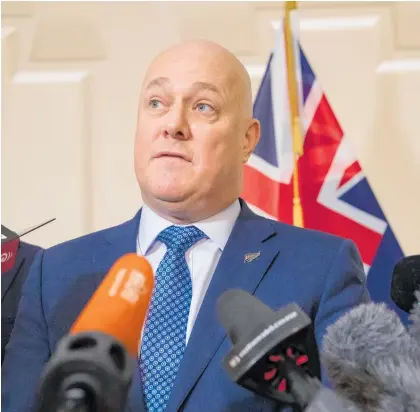  ?? Photo / NZME ?? National Party leader Christophe­r Luxon was overseas on holiday during the winter recess, despite social media posts suggesting he was in the country.