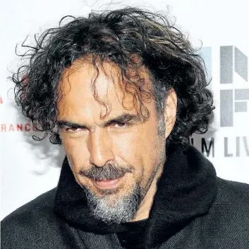  ?? SLAVEN VLASIC/GETTY IMAGES ?? Director Alejandro G. Iñárritu at the closing gala of Birdman in 2014 in New York City. Iñárritu will be presenting a sixand-a-half-minute VR installati­on called Carne y Arena at this year’s Cannes Film Festival.