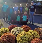  ?? / Contribute­d by Randy Cook, Keep Polk Beautiful ?? CLEANUP: Keep Polk Beautiful teamed up with volunteers to provide an update to the green space at the Cedartown Welcome Center and Depot along the Silver Comet Trail in recent days, providing flowers and some cleanup work around the area.