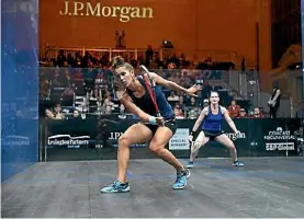  ?? PSA ?? Joelle King’s fine showing at the US Open was ended in the semifinals at the hands of Raneem El Welily.