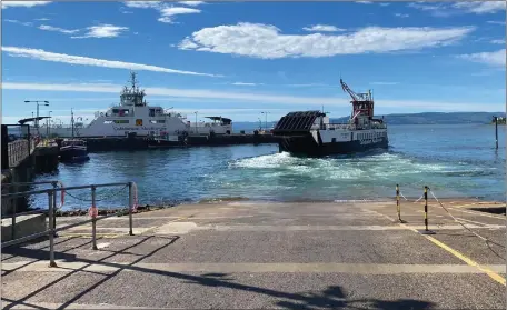  ?? Picture: Newsquest ?? A breakdown on MV Loch Shira has caused disruption but islanders say they are ready to welcome visitors