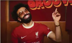  ?? ?? Mohamed Salah regards the contract extension he signed at Liverpool as ‘one of the biggest milestones’ of his career. Photograph: Liverpool FC