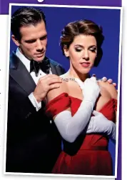  ??  ?? Lady in red: With Danny Mac