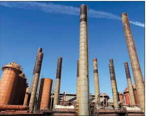  ??  ?? Sloss Furnaces produced iron for nearly 100 years and is now a National Historic Landmark.