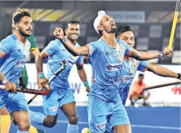  ?? AFP ?? India will once again look up to Mandeep Singh to give them the momentum to earn direct entry into the World Cup quarter-finals.