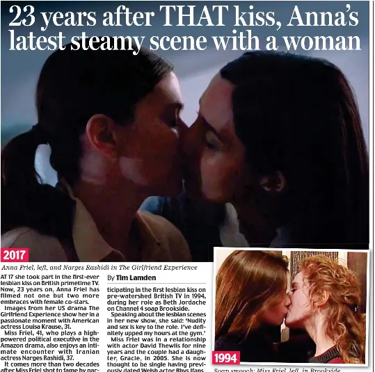 23 Years After That Kiss Anna S Latest Steamy Scene With A Woman Pressreader