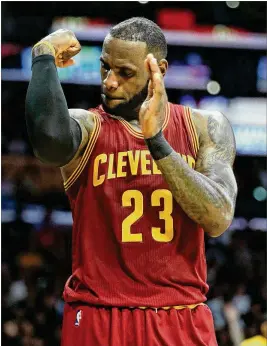  ?? JAE C. HONG / ASSOCIATED PRESS ?? Unlike his departure from Cleveland to Miami in 2010, LeBron James’ move to the Lakers didn’t draw Cavaliers owner Dan Gilbert’s ire.