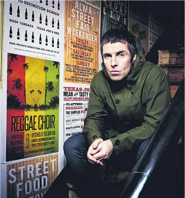  ??  ?? STILL MAD FOR IT: Liam Gallagher, former lead singer for Oasis and Beady Eye, has launched his first solo album, ‘As You Were’.