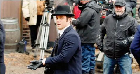  ?? CLIFFORD SKARSTEDT/ POSTMEDIA ?? In Murdoch Mysteries, Yannick Bisson stars as Det. William Murdoch, a character created by author Maureen Jennings.