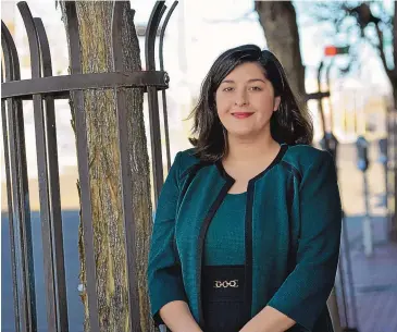  ?? JIM THOMPSON/JOURNAL ?? Kira Luna, NMCAN director of engagement, is this year’s Emerging Leader in Ethical Excellence as part of the New Mexico Ethics in Business program.