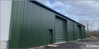  ?? ?? This new shed features five roller shutter doors