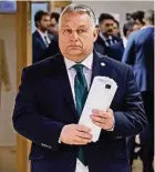  ?? AFP ?? der ungarische Ministerpr­äsident Viktor Orban in Brüssel.