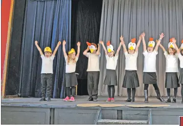  ?? 01_B13music11 ?? Kilmory Primary perform the charming and humorous Spring Chicken.