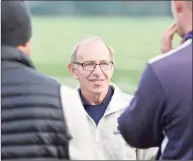  ?? H John Voorhees III / Hearst Connecticu­t Media ?? Staples boys soccer coach Dan Woog announced his retirement Friday, saying “This is a perfect time to make way for the next generation of coaches. Our program is strong and vibrant.”