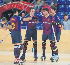  ??  ?? El Barça Lassa es el vigente campeón de la Liga Europea de hockey patines FOTO: PEP MORATA