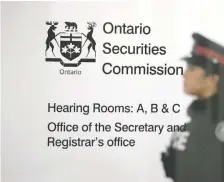  ?? PETER J. THOMPSON FILES ?? As part of its crackdown on the “gatekeeper­s” of Canada's financial markets, the Ontario Securities Commission is investigat­ing audit accounting firms in Canada, the U.S. and U.K.